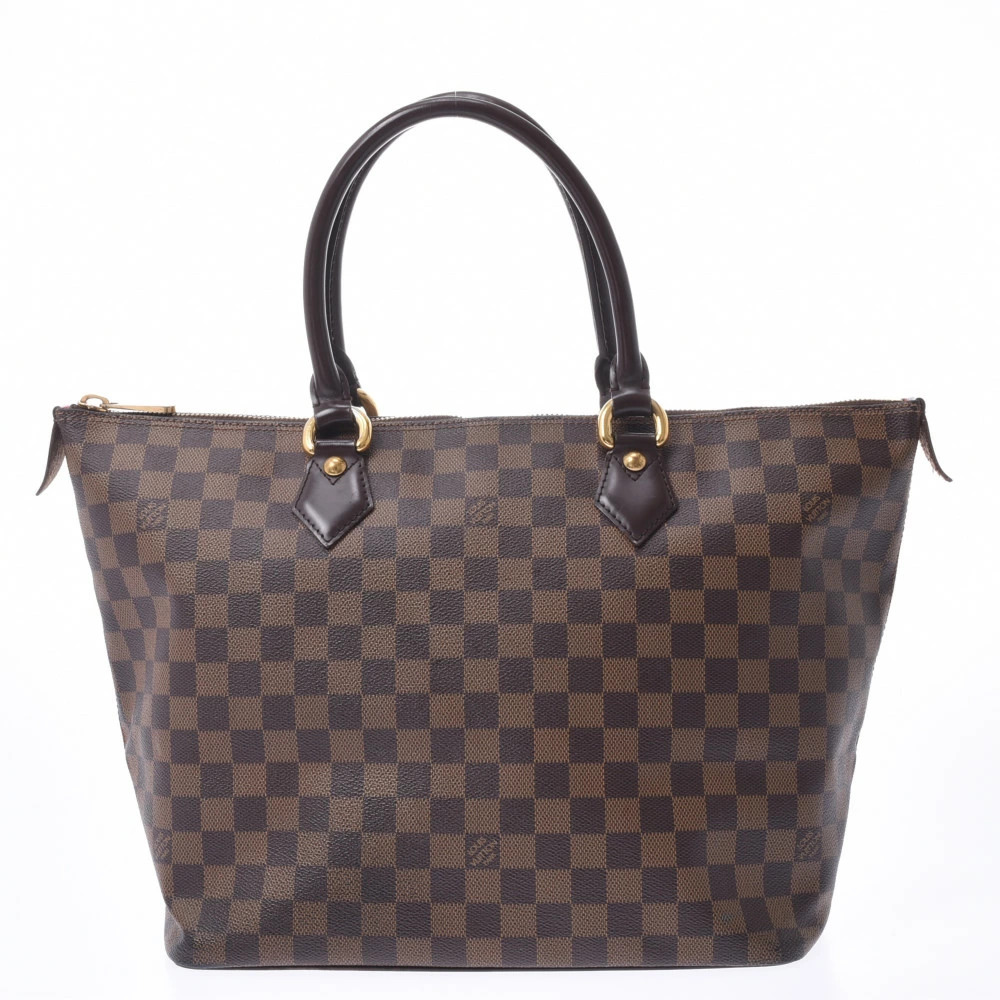 LOUIS VUITTON Damier Saleya Brown Canvas Handbag